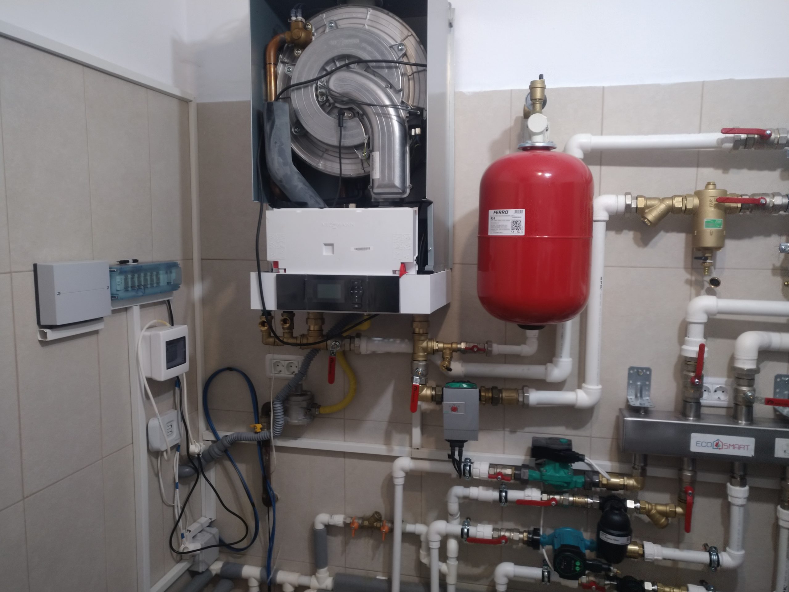 Montaj centrala termica 49kw